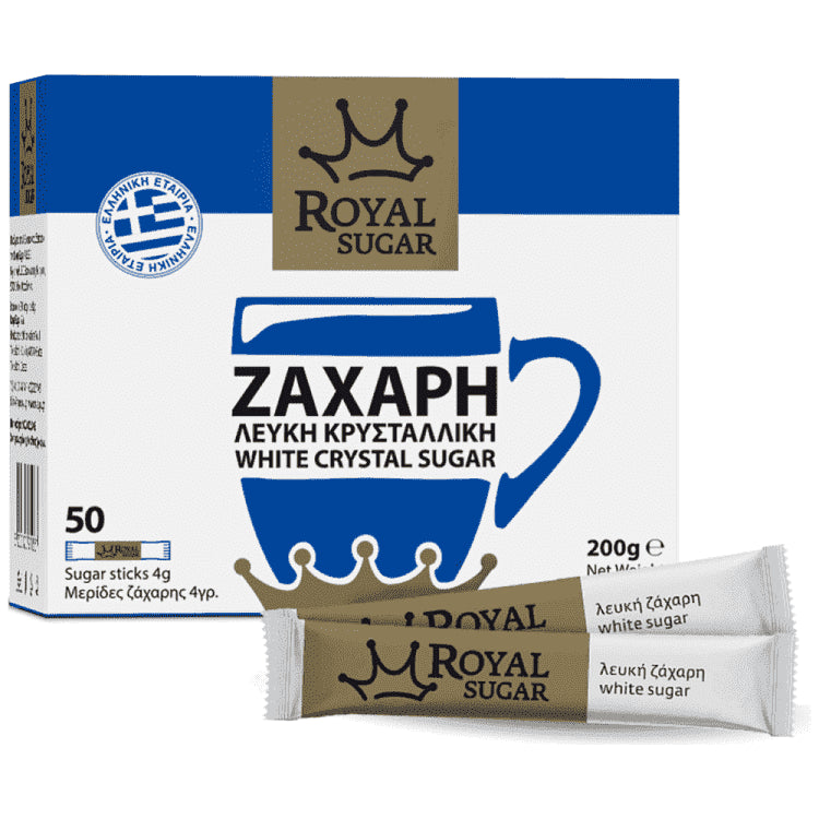 Royal Ζάχαρη Λευκή Sticks 50τεμ