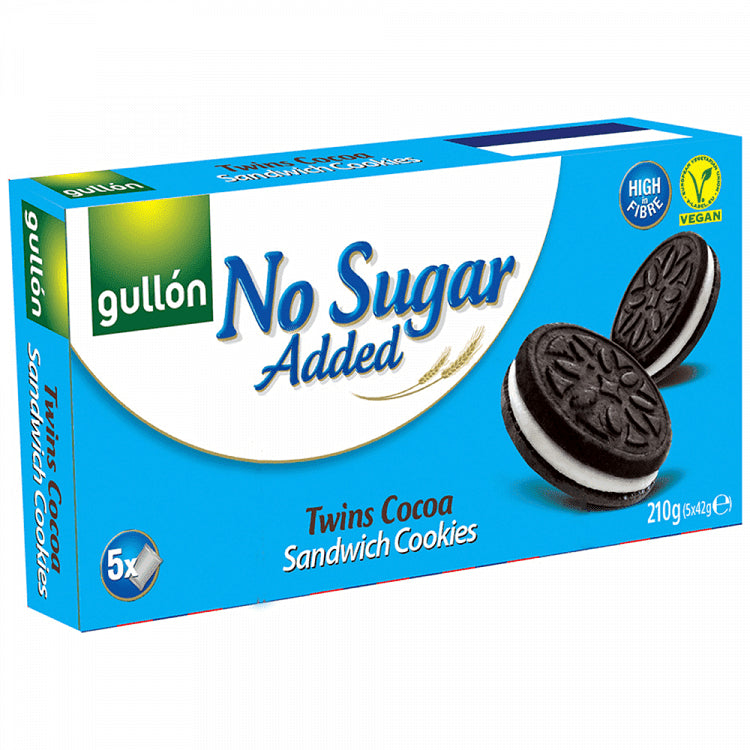 Gullon Μπισκότα Twins Cocoa Sandwich Cookies 210gr