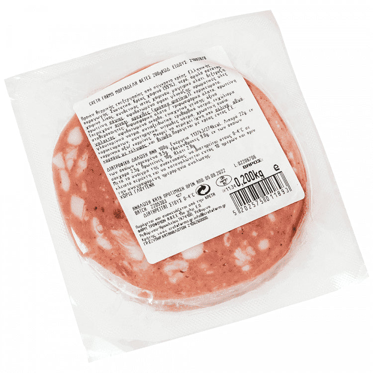 Creta Farms Μορταδέλα Χωρίς Γλουτένη 200gr