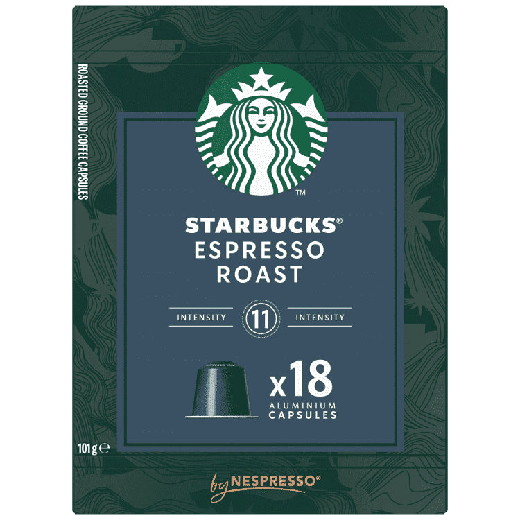 Starbucks Espresso Roast Κάψουλες 18τεμ 101gr
