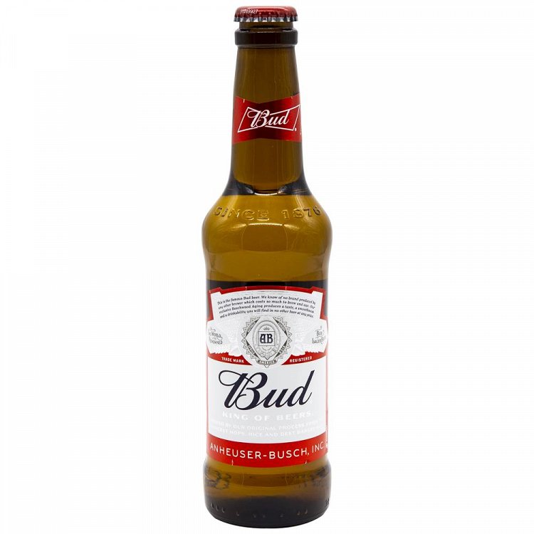 Bud Μπύρα Αμερικής Φιάλη 330ml