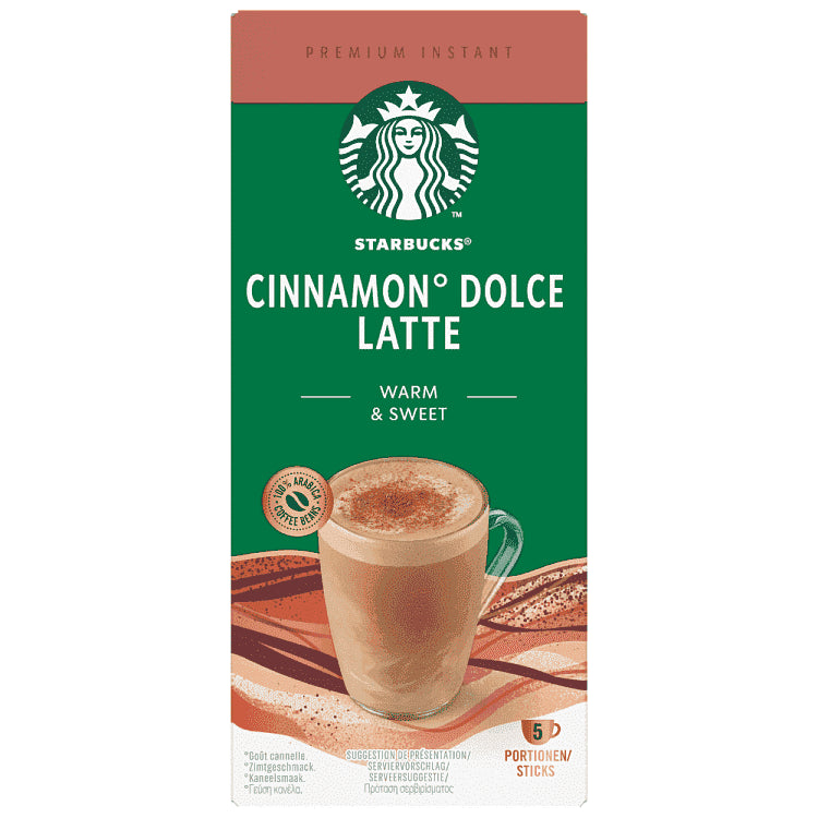 Starbucks Στιγμιαίος Καφές Cinnamon Dolce Latte 5τεμ