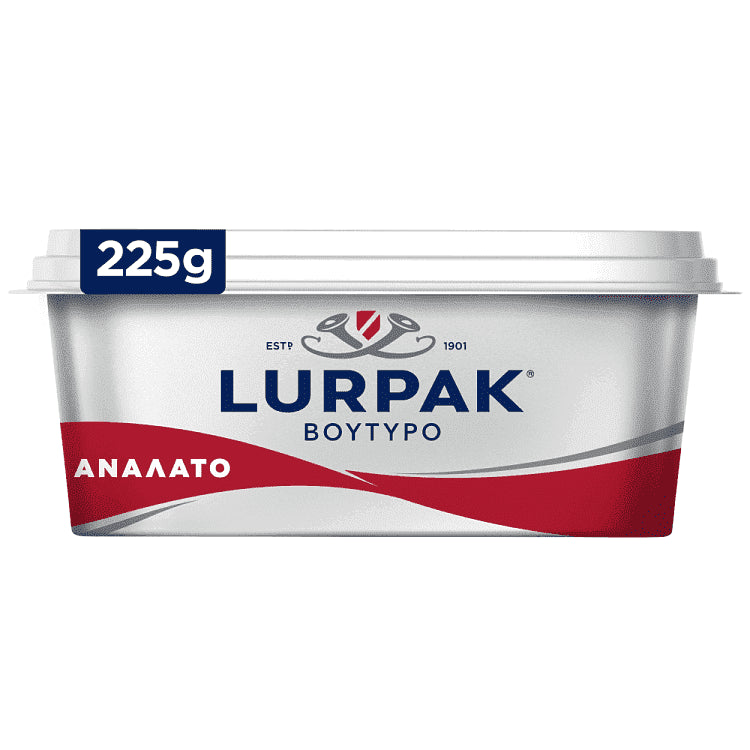Lurpak Βούτυρο Ανάλατο Σκαφάκι 225gr