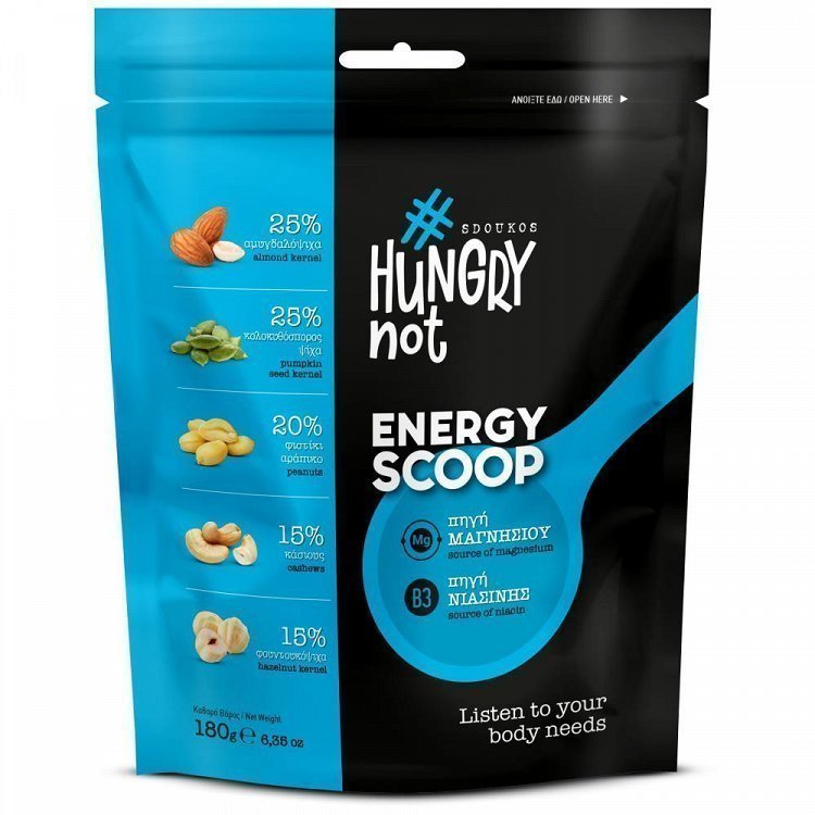 Hungry Not Ξηροί Καρποί Μix Energy Scoop 180gr