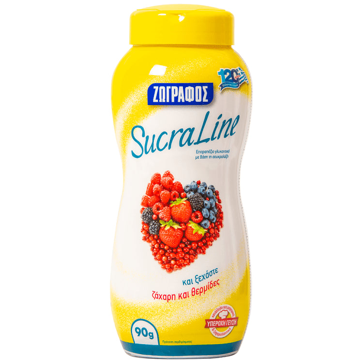Ζωγράφος Γλυκαντική Σκόνη Sucra Line 90gr