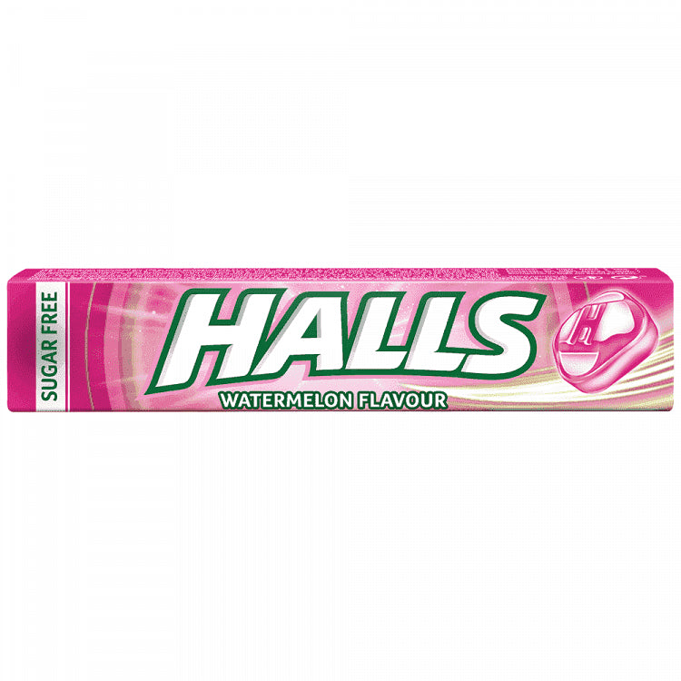 Halls Καρπούζι Καραμέλες Μασούρι Χωρίς Ζάχαρη 32gr