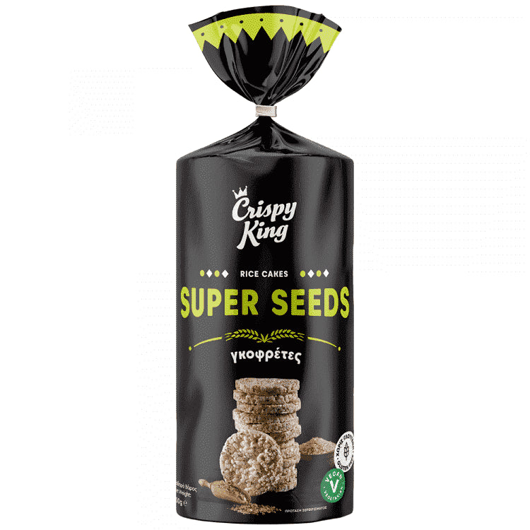Crispy King Ρυζογκοφρέτες Superseeds Χωρίς Γλουτένη 100gr