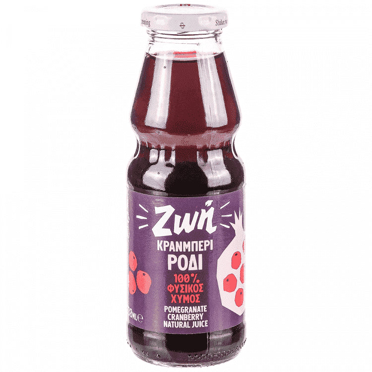 Ζωή Χυμός Ρόδι-Cranberry 330ml
