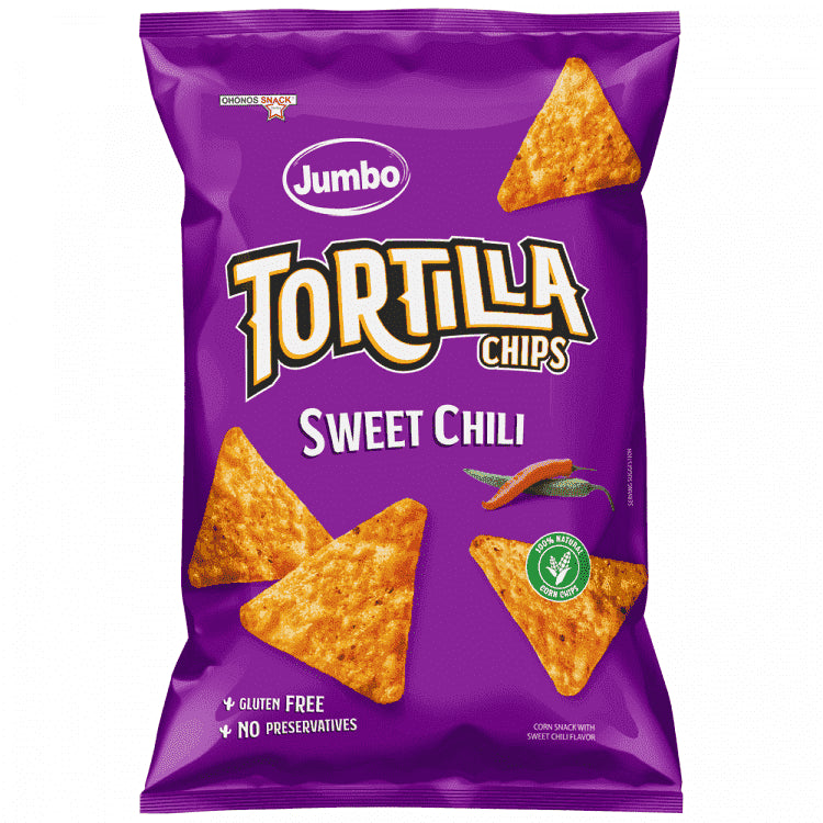 Jumbo Tortilla Chips Sweet Chili 100gr
