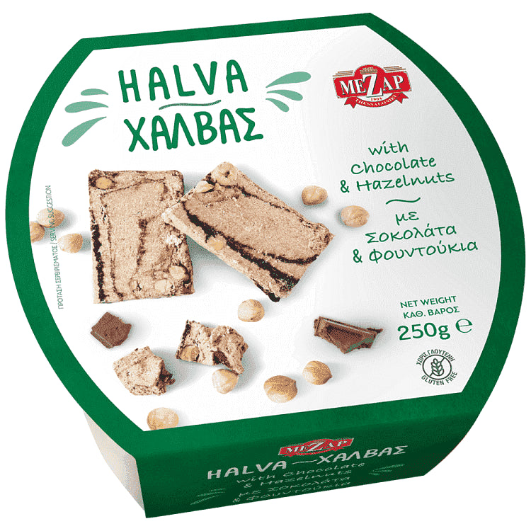 Μεζάρ Χαλβάς Με Σοκολάτα & Φουντούκι 250gr