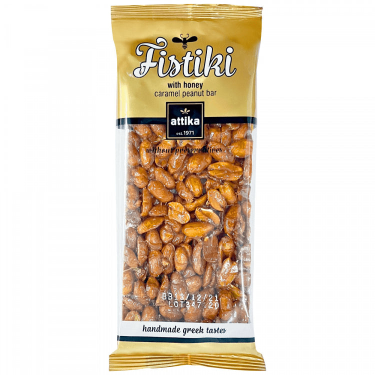 Attika Παστέλι Με Φιστίκι Καραμελέ 90gr