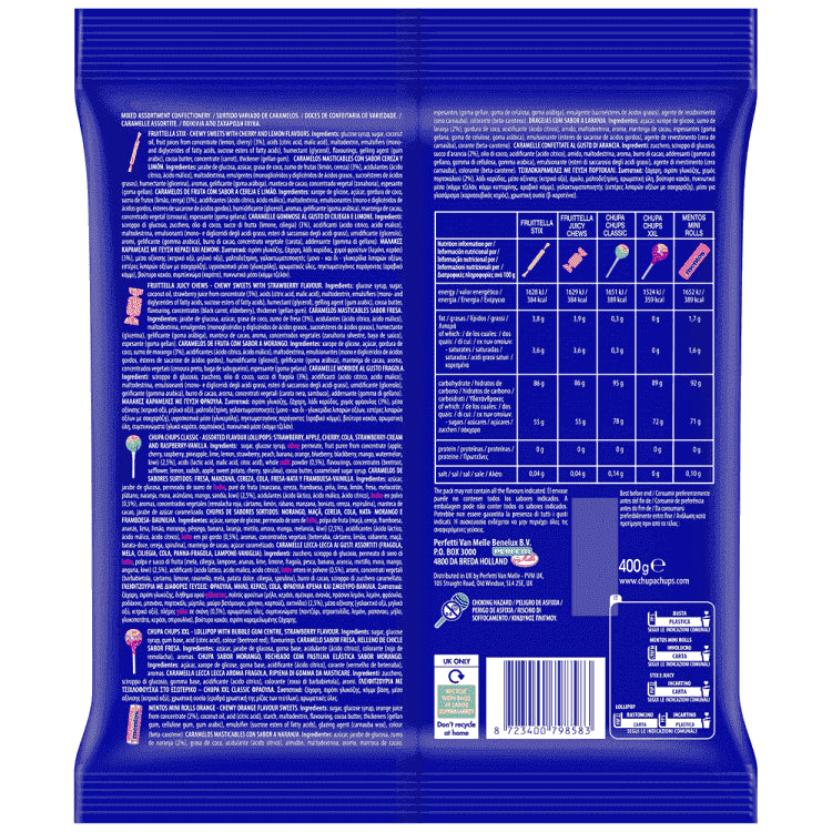 Chupa Chups Γλειφιτζούρια Party Mix 36τεμ 400gr