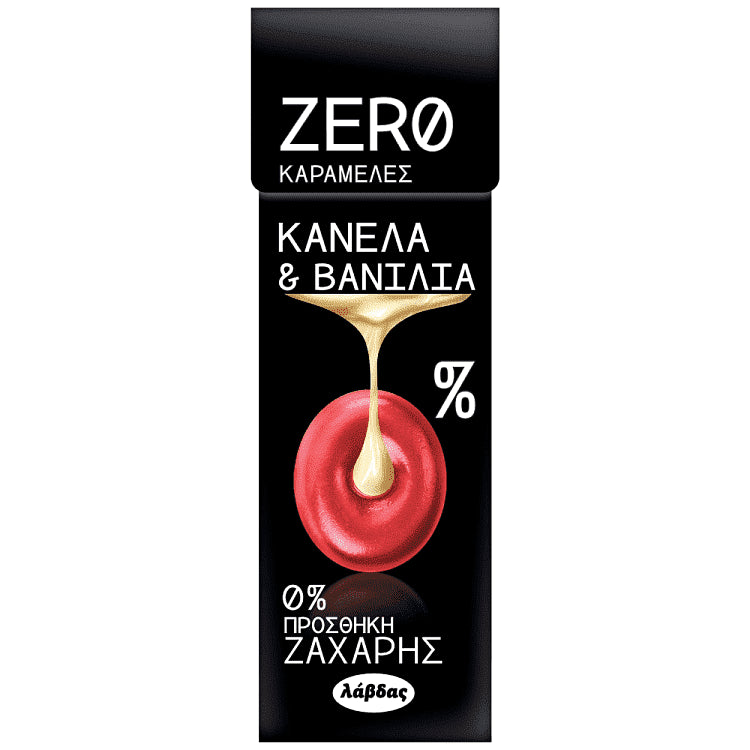 Zero Καραμέλες Κανέλα Βανίλια Με 0% Ζάχαρη 36gr