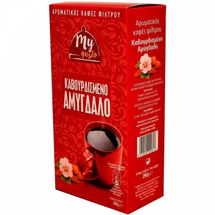 My Gusto Καφές Φίλτρου Αμύγδαλο 250gr