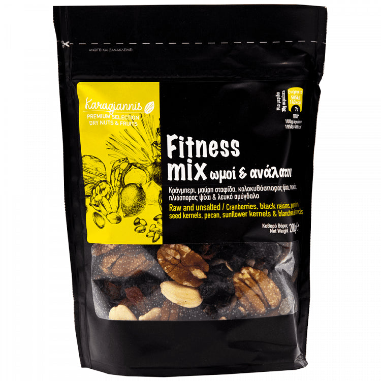 Premium Fitness Mix Ξηροί Καρποί Ωμοί & Ανάλατοι