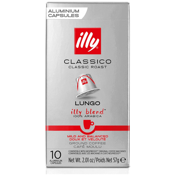 Illy Classic Lungo Κάψουλες Συμβατές Με Μηχ. Nespresso* 10τεμ
