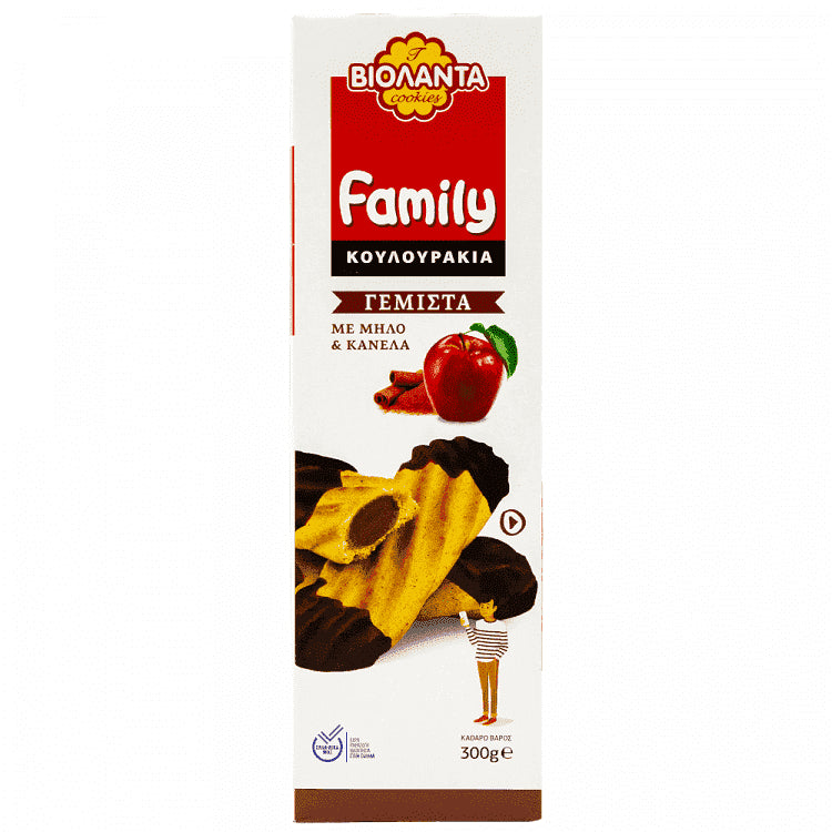 Βιολάντα Family Κουλουράκια Γεμιστά Μήλο Κανέλλα 300gr
