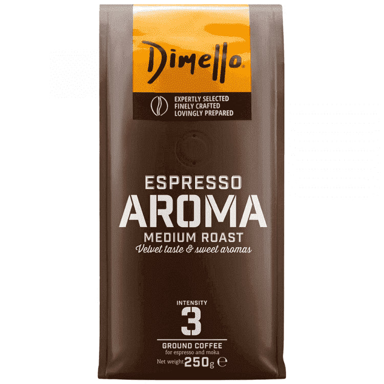 Dimello Καφές Espresso Aroma Ground Αλεσμένος 250gr