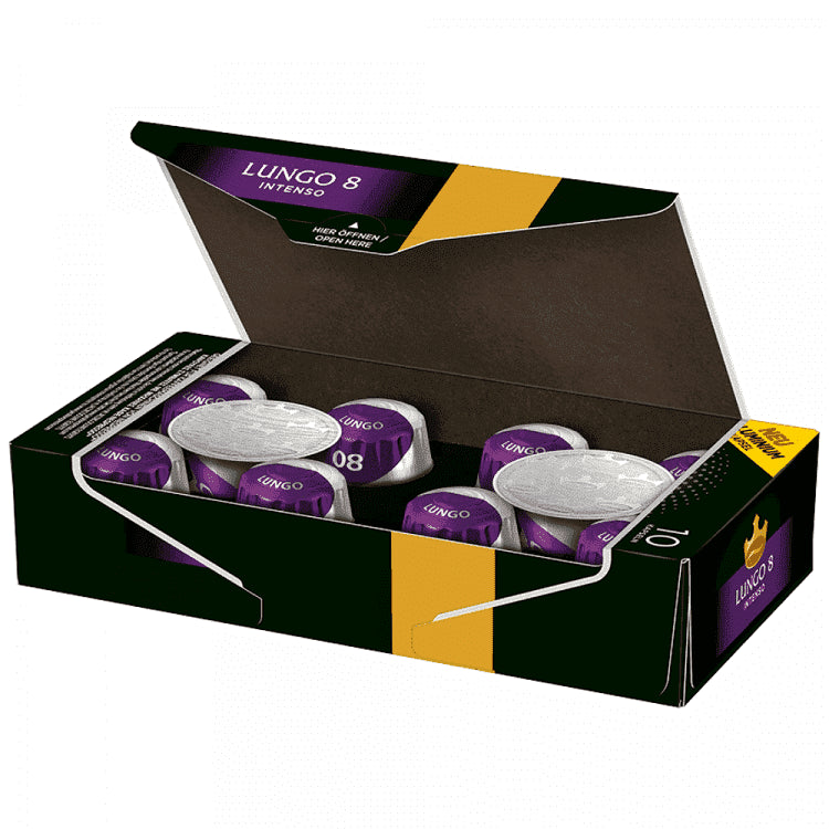 JACOBS Lungo Intenso Kάψουλες Συμβατές Με Μηχανές Nespresso* 10τεμ