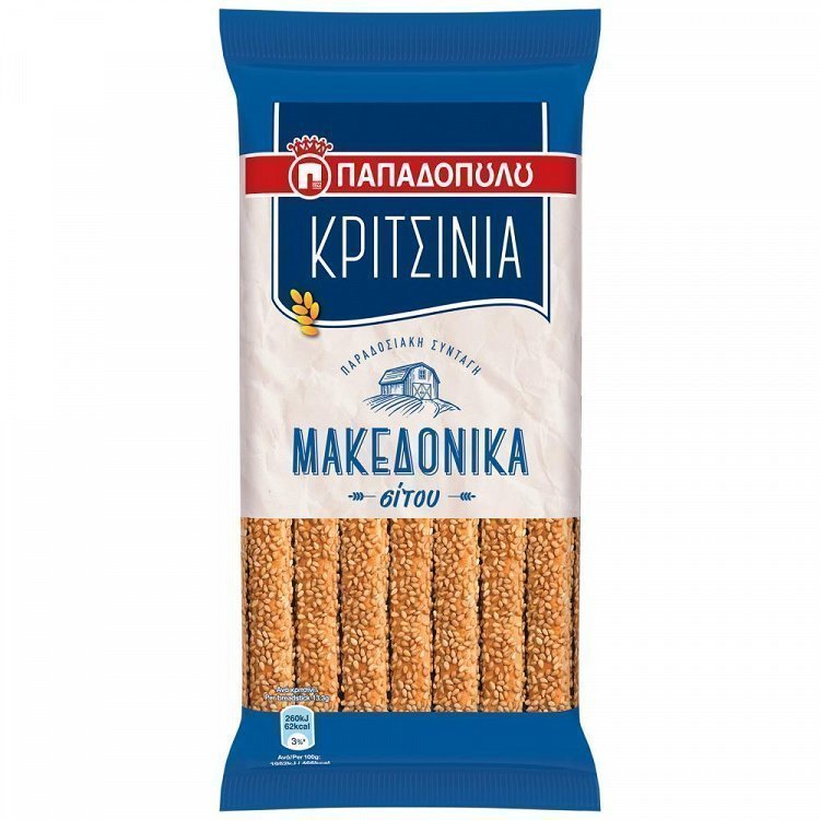 Παπαδοπούλου Κριτσίνια Μακεδονικά Σίτου 200gr