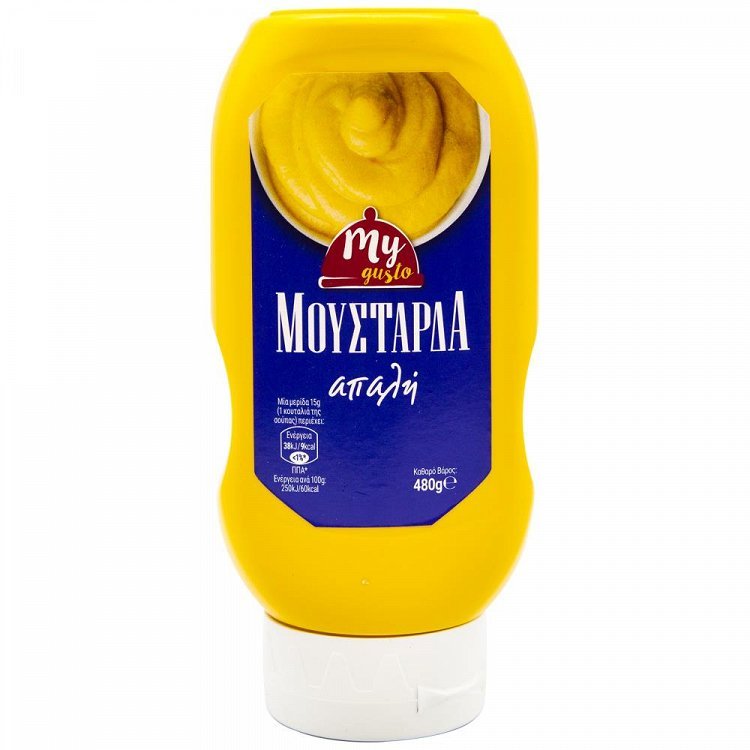 My Gusto Μουστάρδα Top Down 480gr