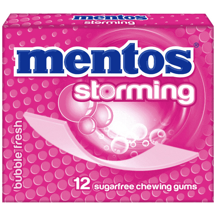 Mentos Storming Bubble Fresh Τσίχλες 12τεμ