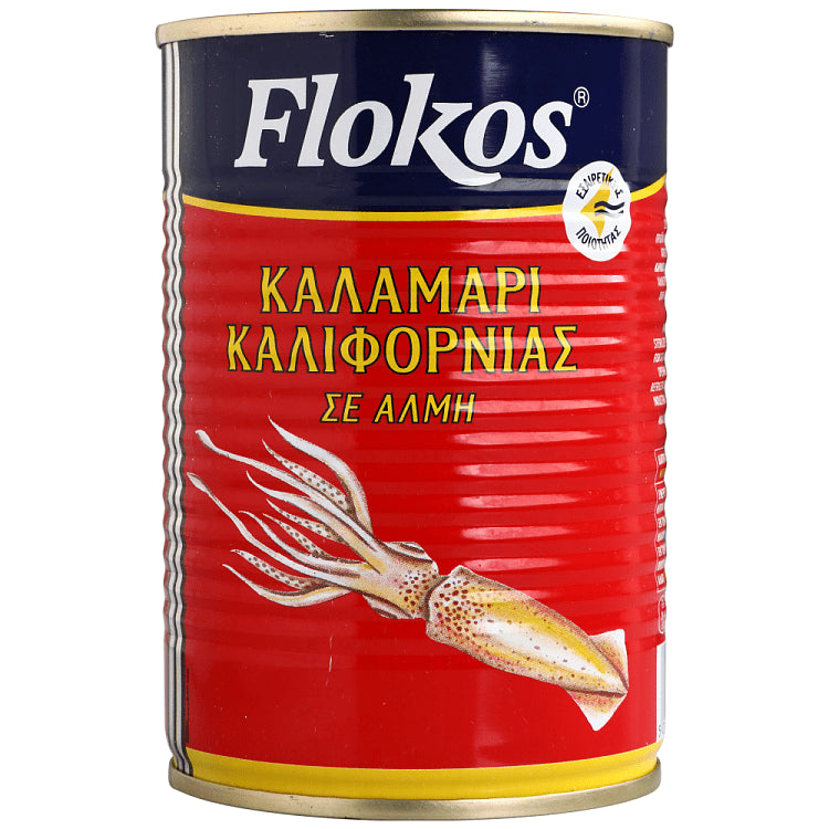 Flokos Καλαμάρι Σε Άλμη 370gr (ΣΤΡ.ΒΑΡΟΣ 225gr)