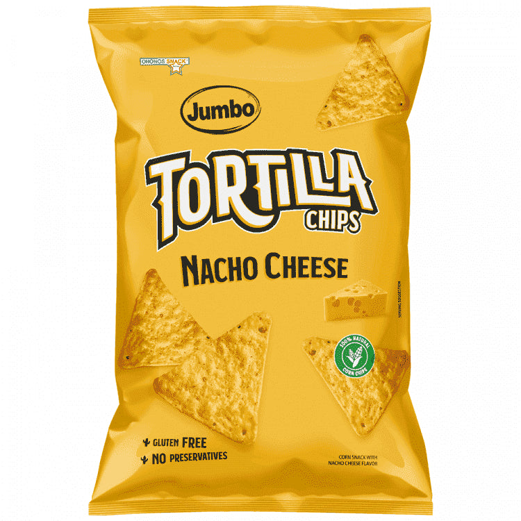 Jumbo Tortilla Chips Nacho Cheese 100gr