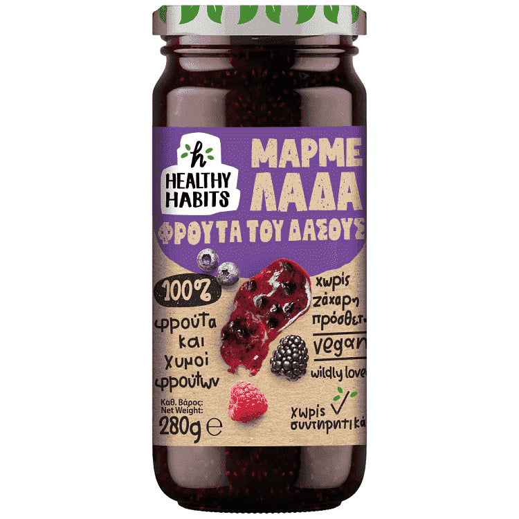 Healthy Habits Μαρμελάδα Φρούτα Του Δάσους 280gr