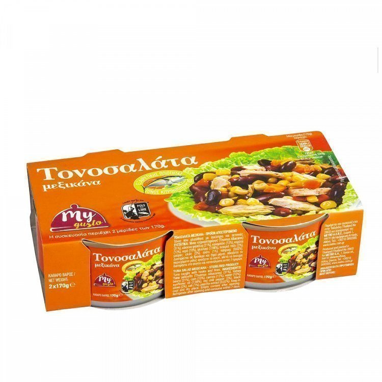 My Gusto Τονοσαλάτα Mexicana 2x170gr