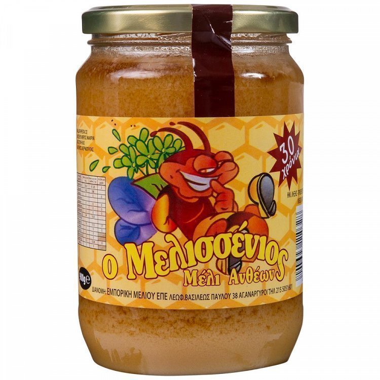Μελισσένιος Μέλι Ανθέων 900gr