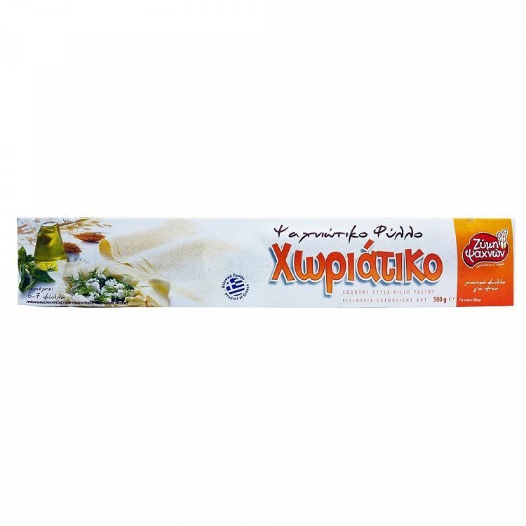 Ζύμη Ψαχνών Φύλλο Χωριάτικο Κατεψυγμένο 500gr