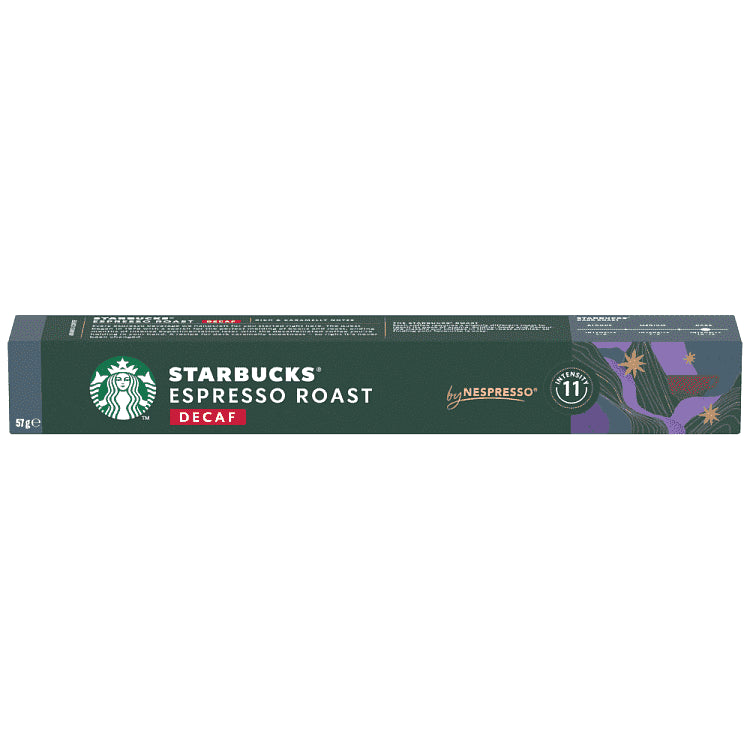 Starbucks Espresso Roast Decaf Κάψουλες Συμβατές Με Μηχανές Nespresso* 57gr