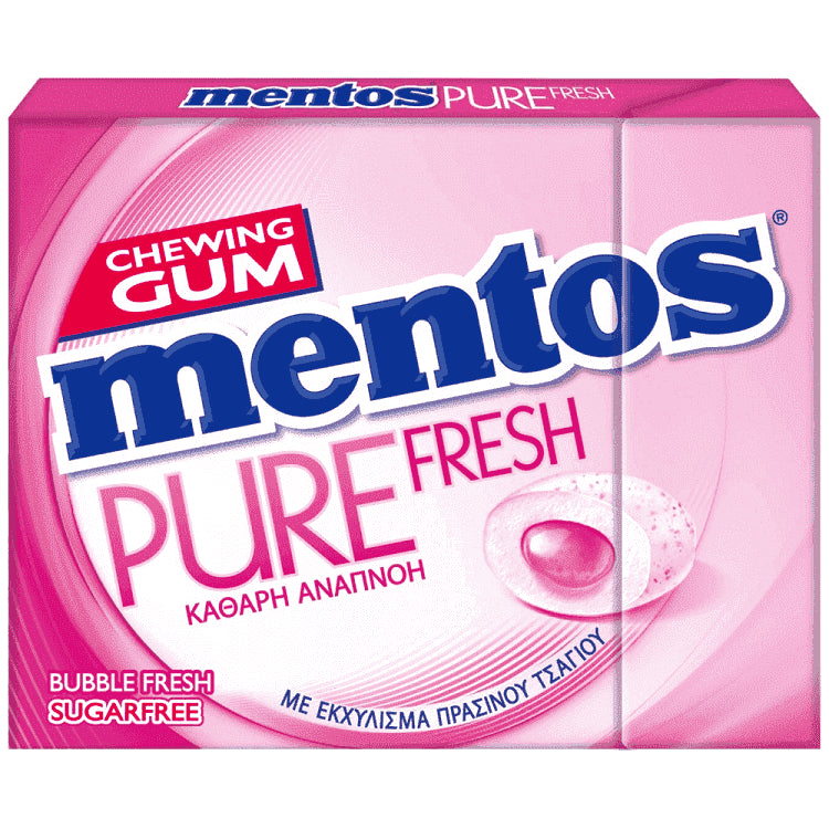 Mentos Pure Fresh Bubble Fresh Τσίχλες 12τεμ