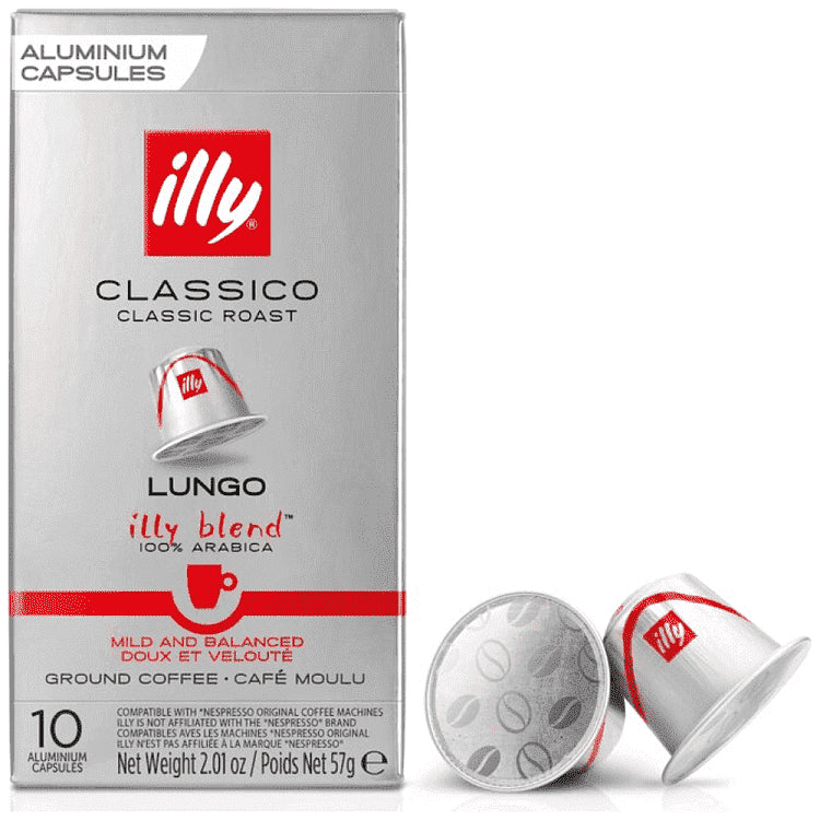 Illy Classic Lungo Κάψουλες Συμβατές Με Μηχ. Nespresso* 10τεμ