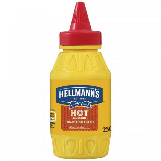 Hellmann's Μουστάρδα Πικάντικη 250gr