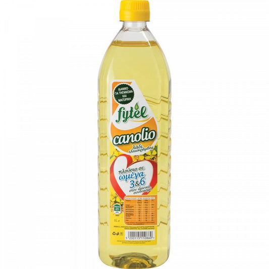 Fytel Canolio Λάδι Ελαιοκράμβης 1 lt