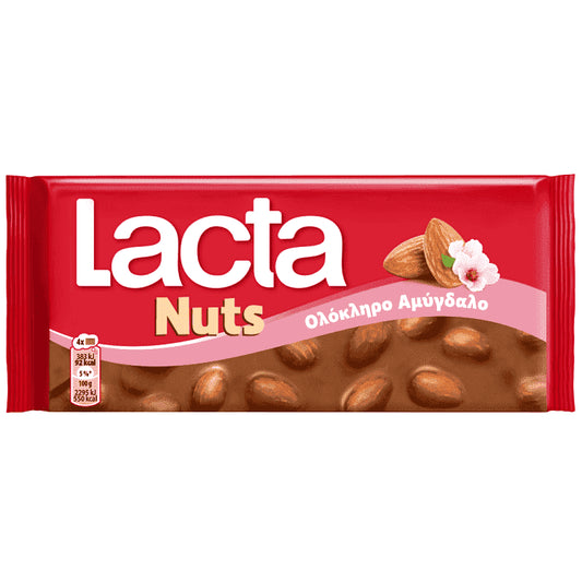 Lacta Σοκολάτα Ολόκληρο Αμύγδαλο 100gr