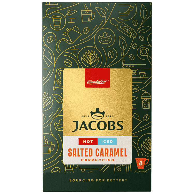 Jacobs Καφές Iced Cappuccino Salted Caramel 8τεμ 142,4gr