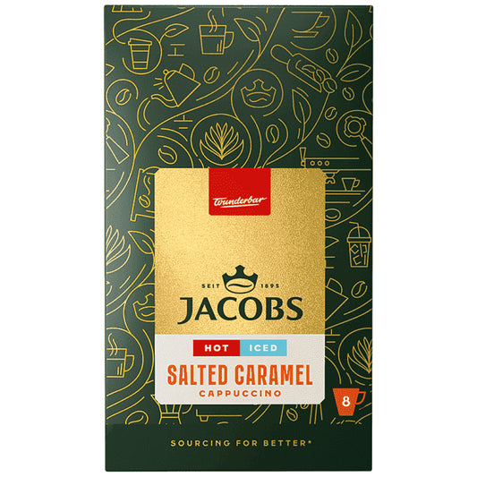 Jacobs Καφές Iced Cappuccino Salted Caramel 8τεμ 142,4gr