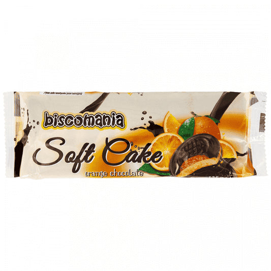 Biscomania Soft Cake Πορτοκάλι 125gr