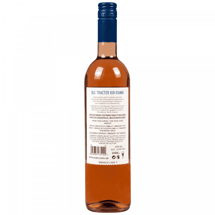 Μπλε Τρακτέρ Κυρ - Γιάννη Ροζέ Οίνος 750ml