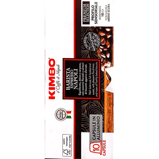 Kimbo Καφές Espresso Κάψουλες 10τεμ