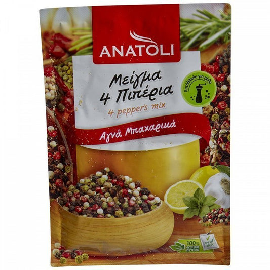 ΑΝΑΤΟΛΗ Mix 4 Πιπεριών Φάκελος 40gr