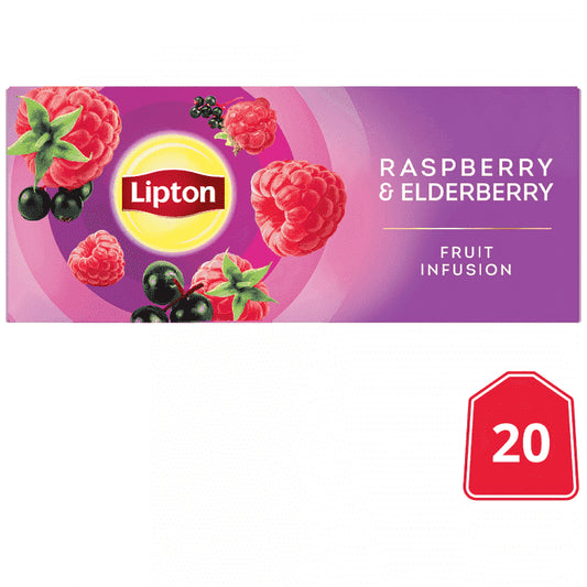 Lipton Τσάι Ράσμπερυ % Μούρα 20 Φακελάκια 1.6gr