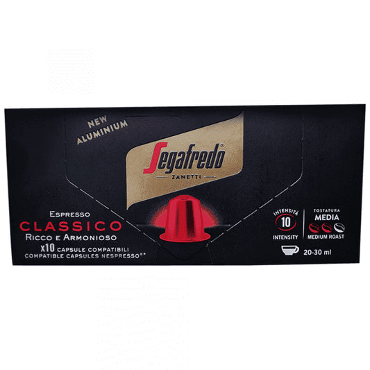 Segafredo Espresso Κάψουλες Classico 10τεμ 51gr