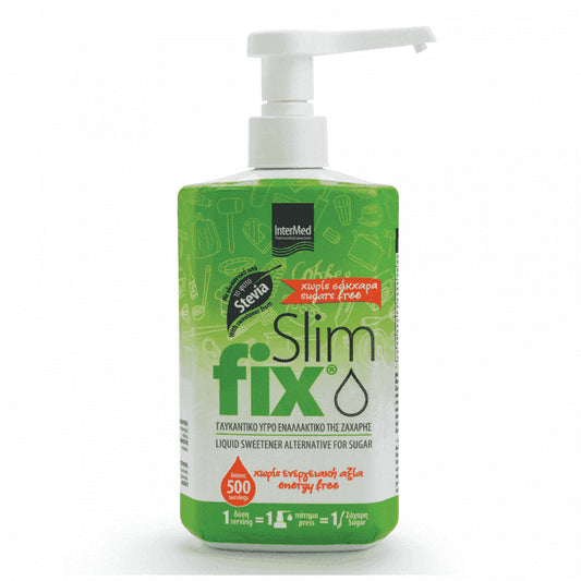 Slim Fix Γλυκαντικό Υγρό Με Stevia 500ml