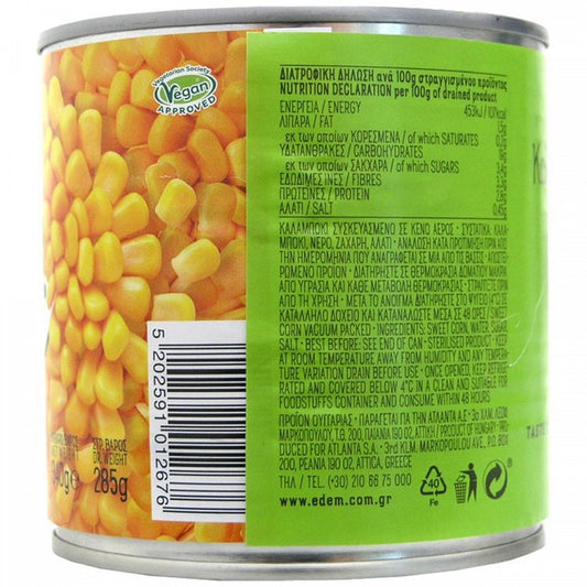 Εδέμ Καλαμπόκι Γλυκό 340gr (Στρ.Βάρος 0,285gr)