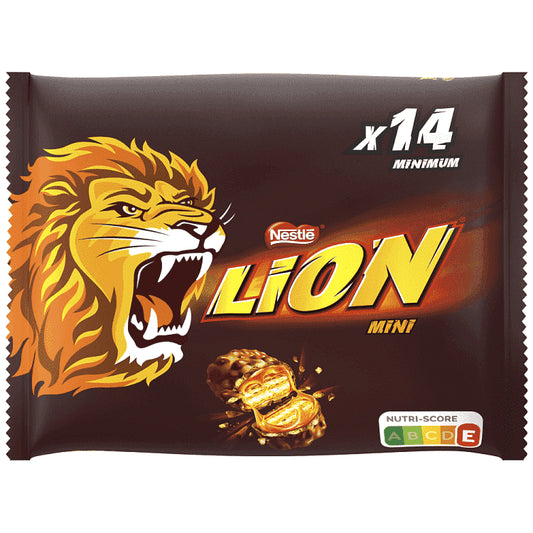 Lion Mini με Σοκολάτα, Καραμέλα & Επικάλυψη Σοκολάτας Γάλακτος 270g