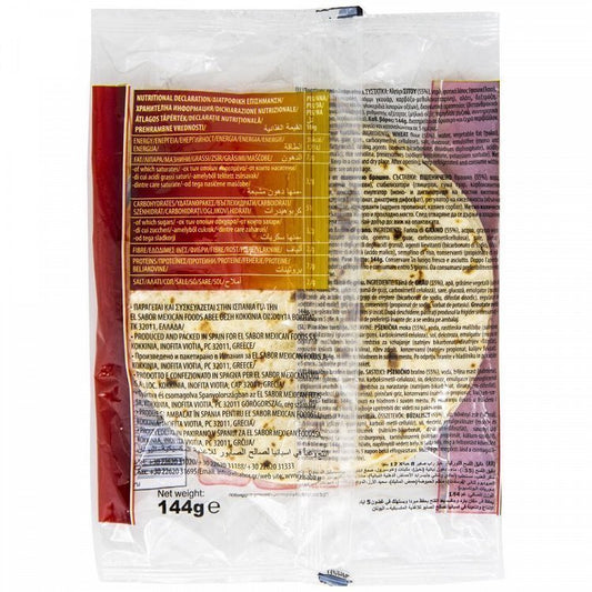 El Sabor Mini Tortillas Happy Time 12cm 8τεμ 144gr
